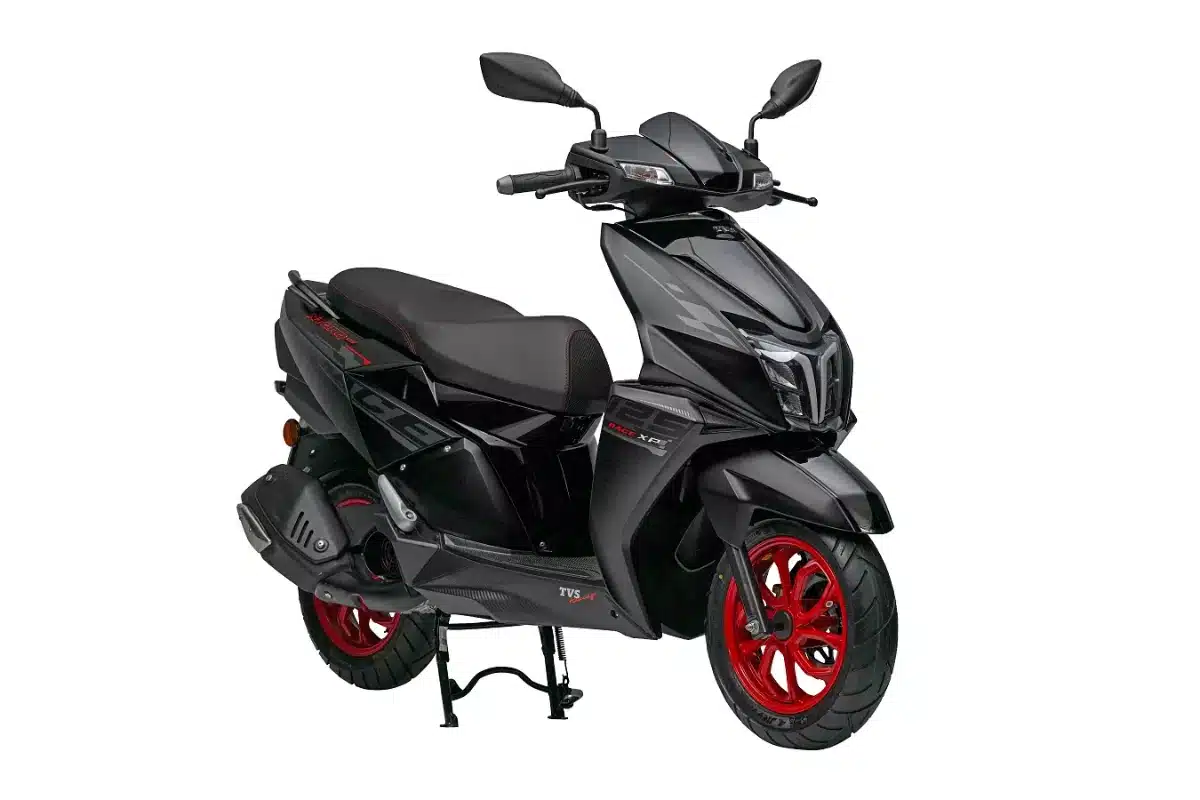 tvs ntorq 125 race xp matte black
