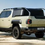 kia tasman pickup truck rear
