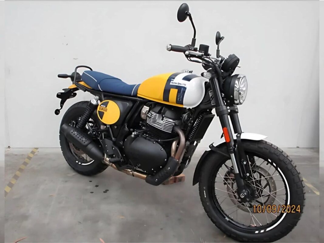 royal enfield interceptor bear 650 side