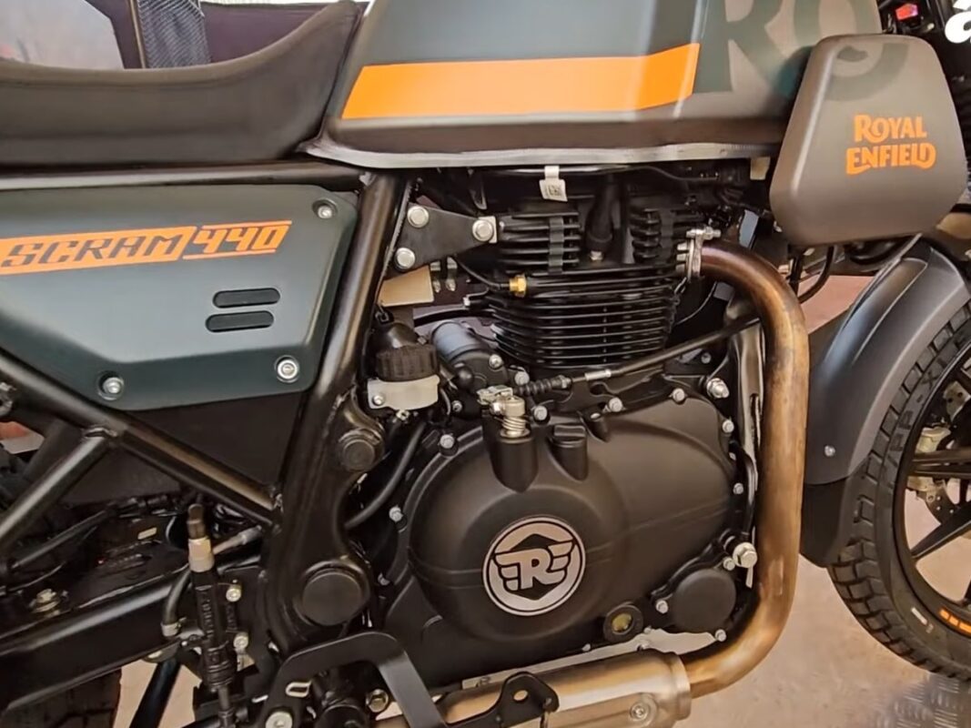 2025 Royal Enfield scram 440 engine