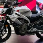 Aprilia tuono 457 side view