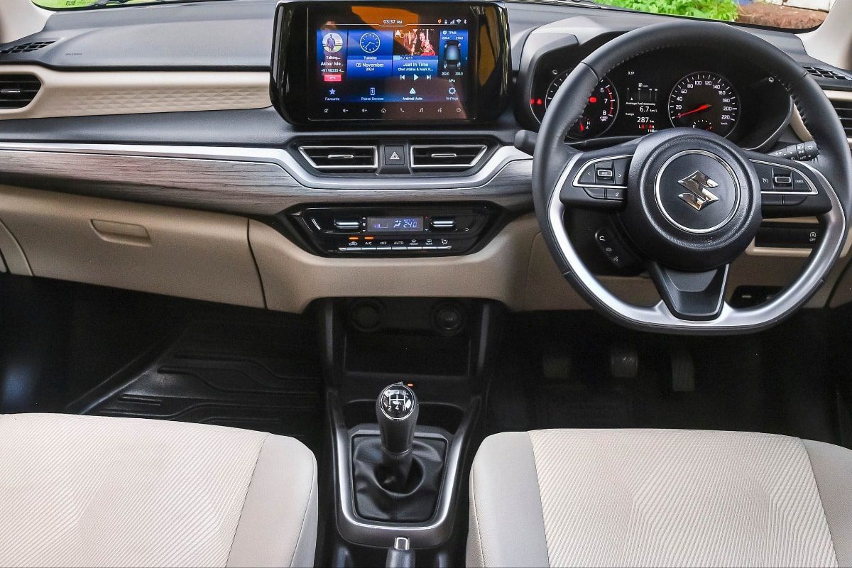 Maruti Suzuki dzire interior