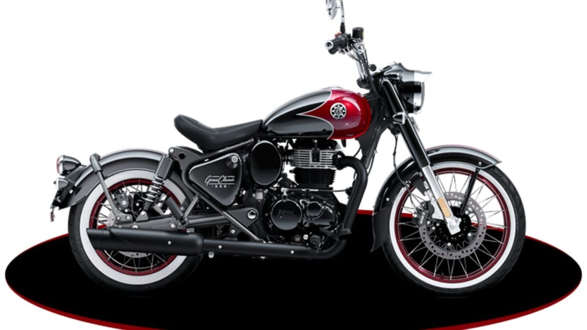 Royal Enfield goan classic 350 rave red colour