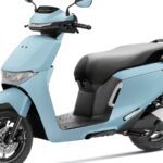 honda activa e Pearl Shallow Blue colour