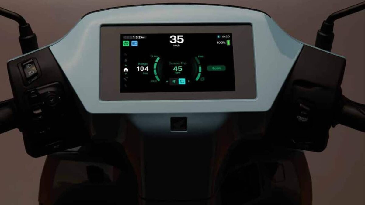 honda activa e scooter cluster