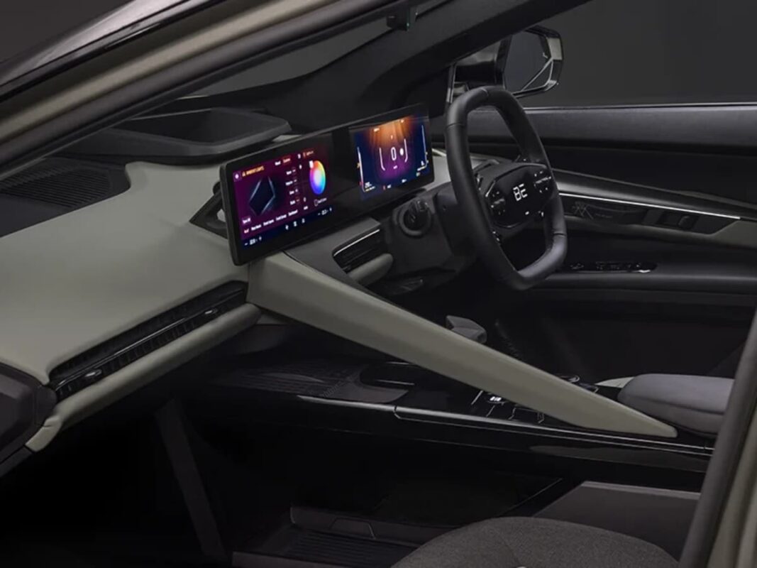 mahindra be 6e suv dashboard view