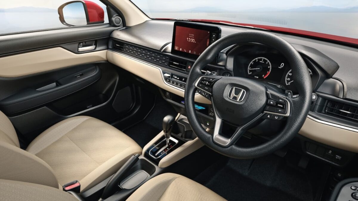2025 honda amaze dashboard