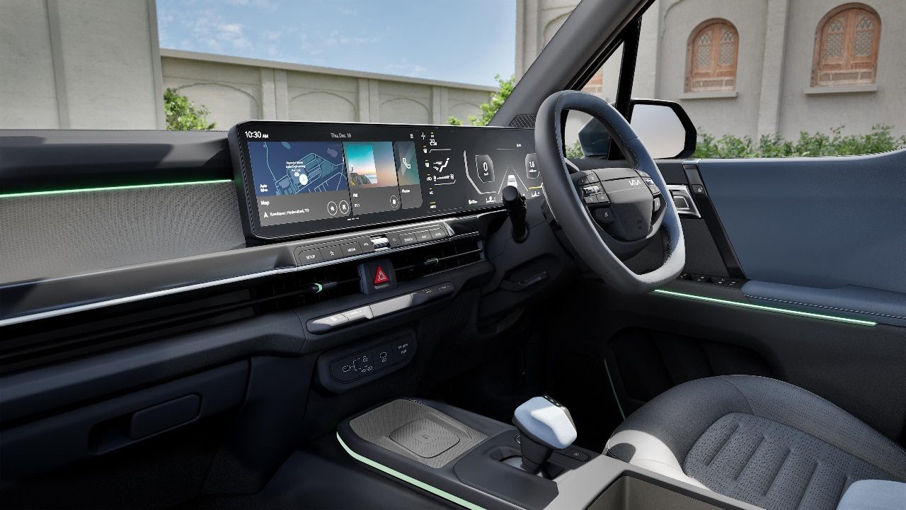 kia syros car 30 inch cluster