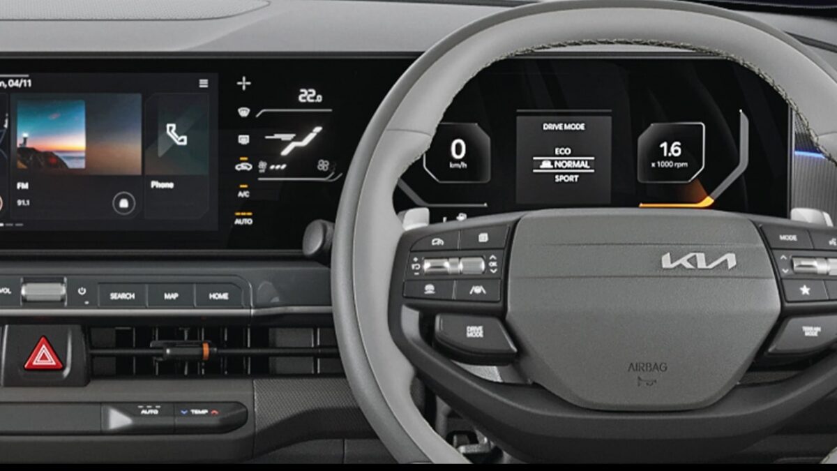 kia syros suv dashboard