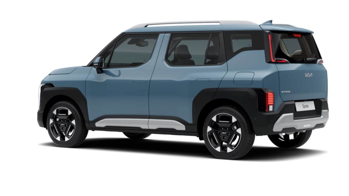 kia syros suv side look