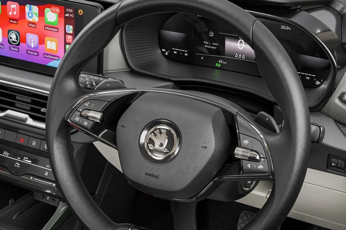 skoda kylaq steering