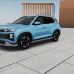 creta electric Ocean Blue Metallic