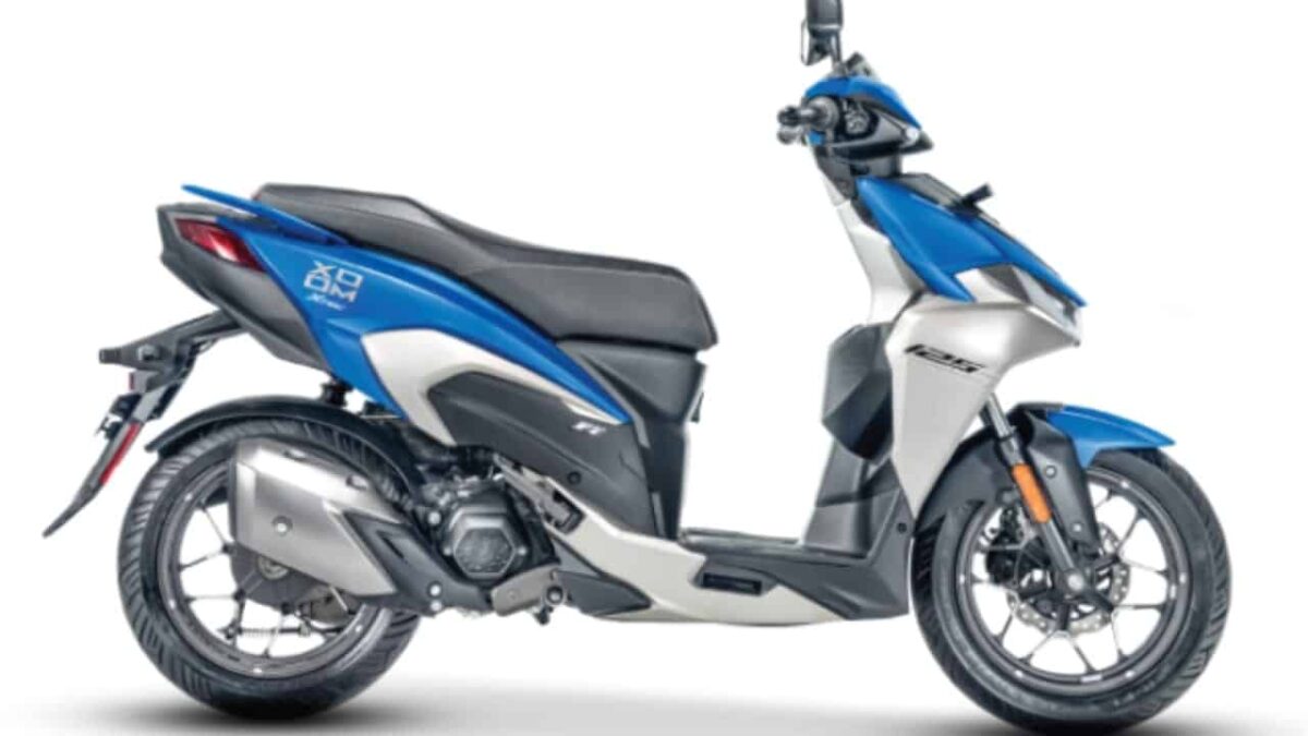 hero xoom 125 scooter blue