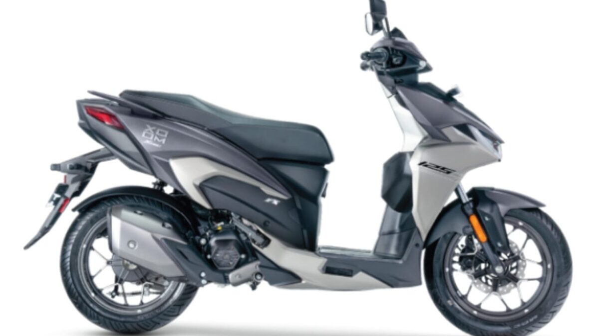 hero xoom 125 scooter grey
