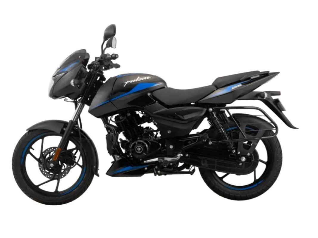 2025 bajaj pulsar 125 split seat blue