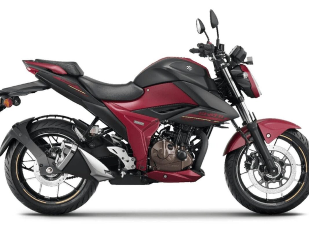 2025 suzuki gixxer 250 black with red