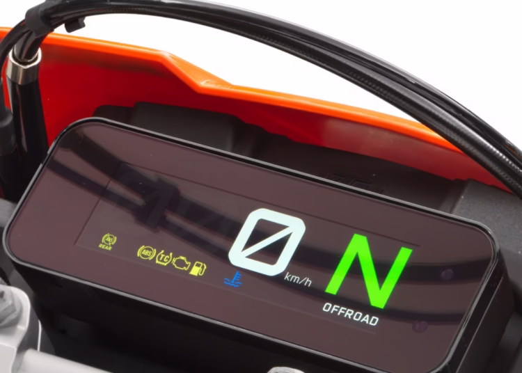 2025 ktm 390 enduro r cluster