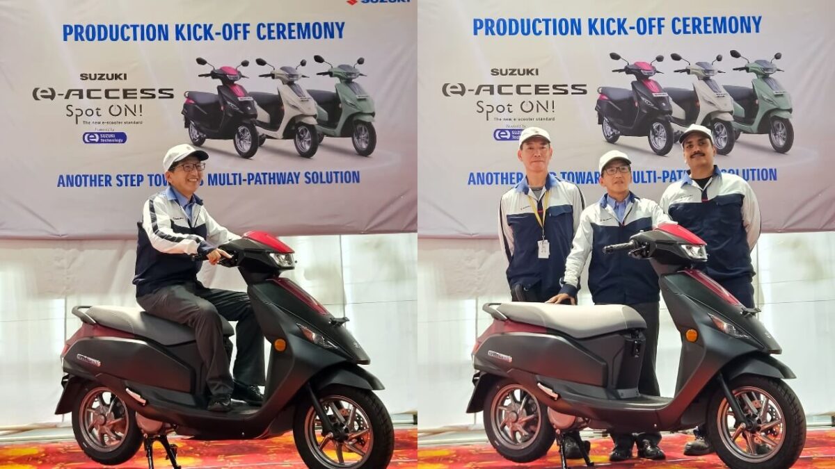Suzuki e access production commences 1