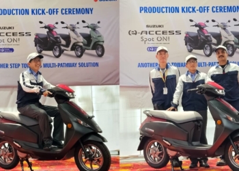 சுசூகி e அக்சஸ் உற்பத்தி துவங்கப்பட்டுள்ளதால் விரைவில் விற்பனைக்கு அறிமுகமாகின்றது