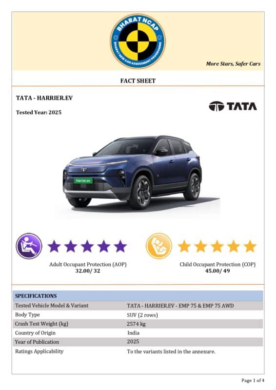 fact sheet harrier.ev page 0001