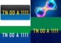 new hydrogen vehicles registration number plate