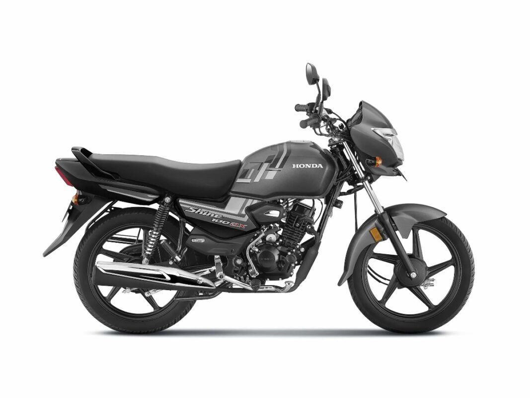 Honda Shine 100 DX Gray Metallic