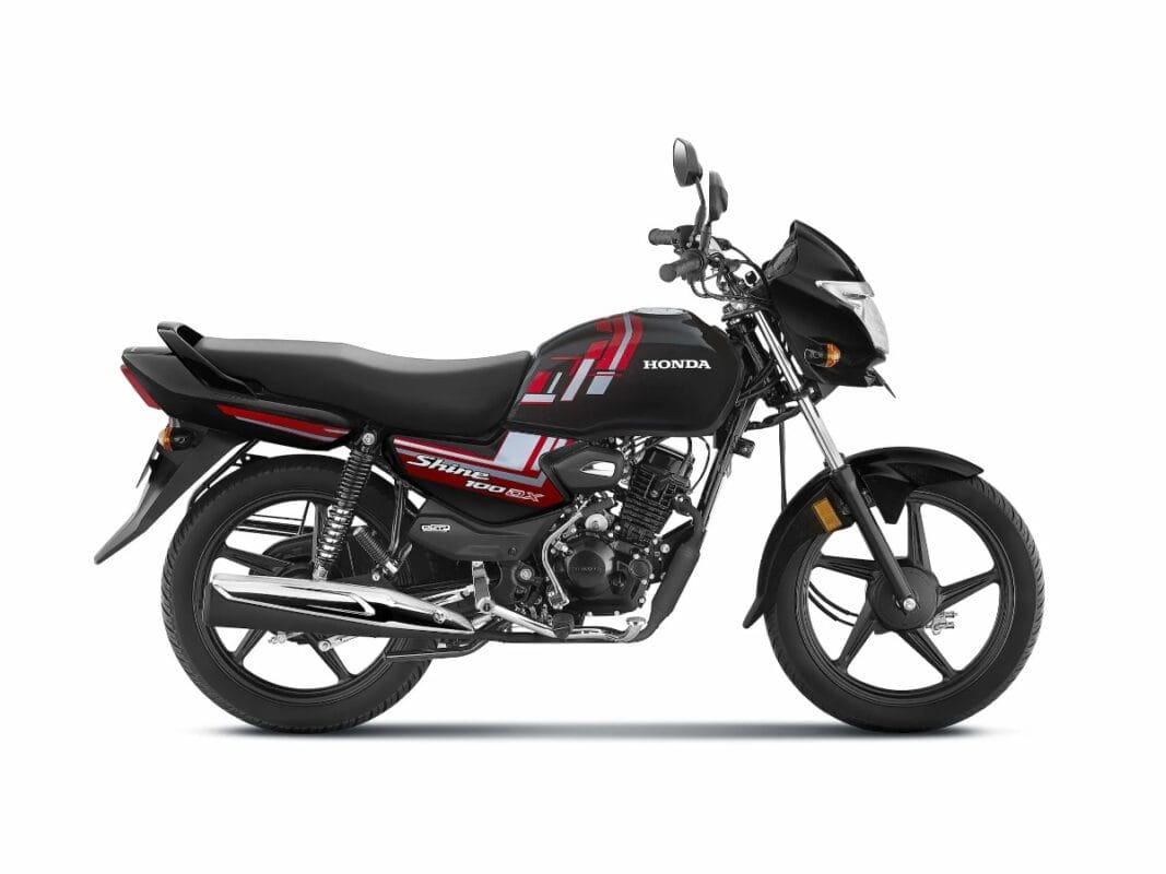 Honda Shine 100 DX Pearl Igneous Black