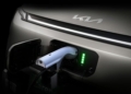 kia carens clavis ev charging port
