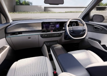 kia carens clavis ev dashboard