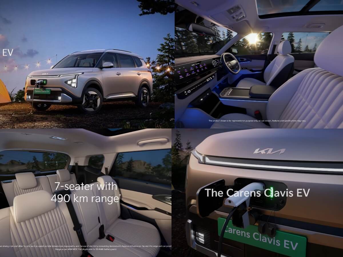 kia carens clavis ev teased 1