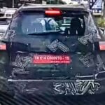renault triber 2025 facelift spied