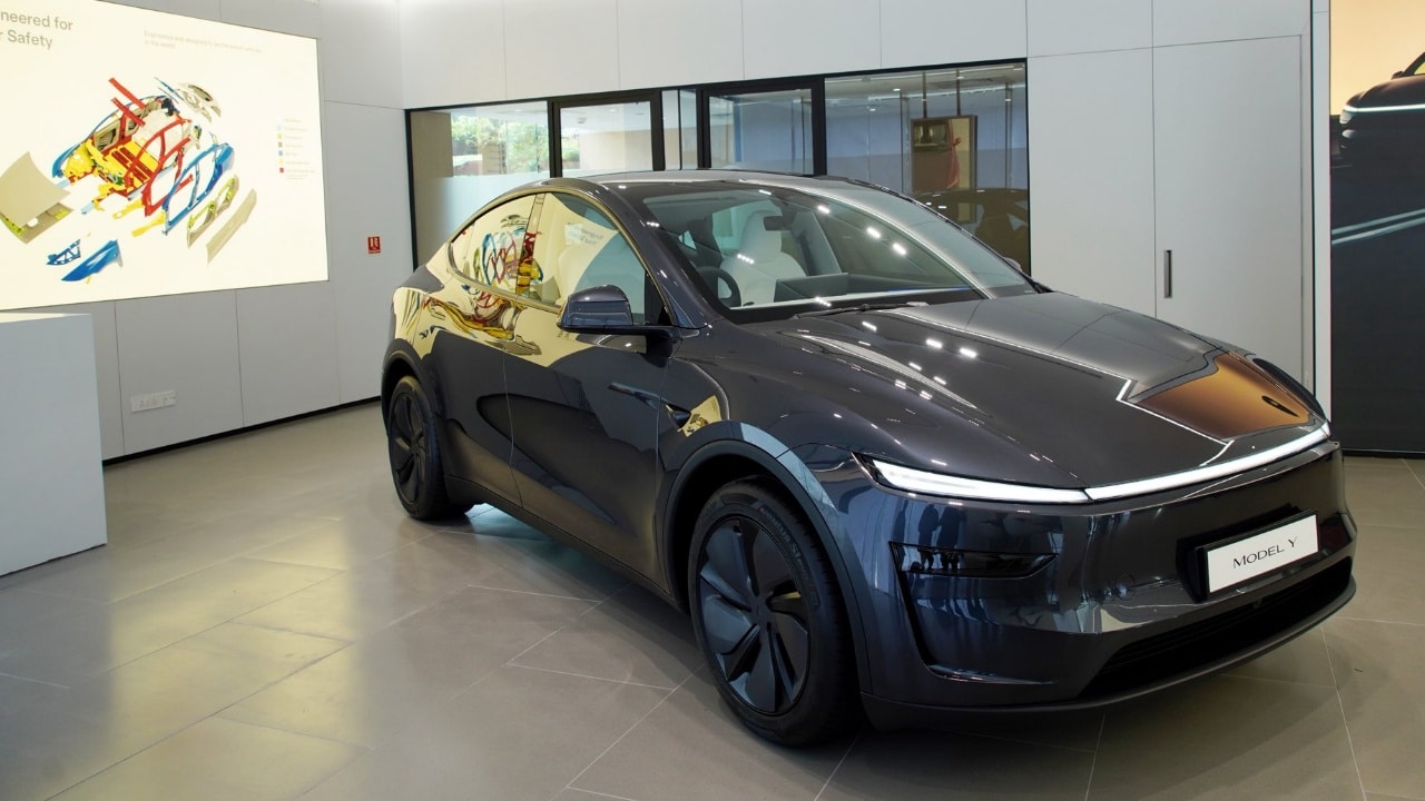tesla model y on road price