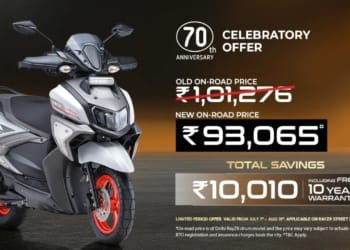 யமஹா ரேஇசட்ஆர் 125 ஹைபிரிட் ஸ்கூட்டருக்கு ரூ.10,010 வரை தள்ளுபடி சலுகை.!