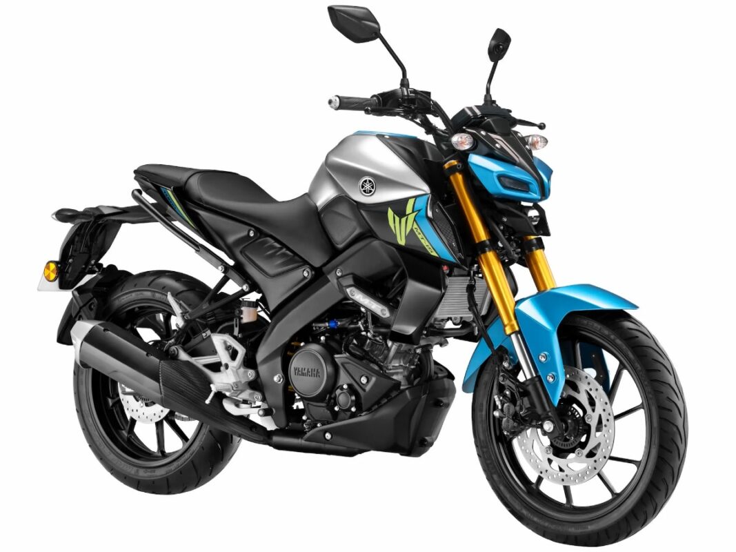 2025 Yamaha MT 15 Metallic Silver Cyan