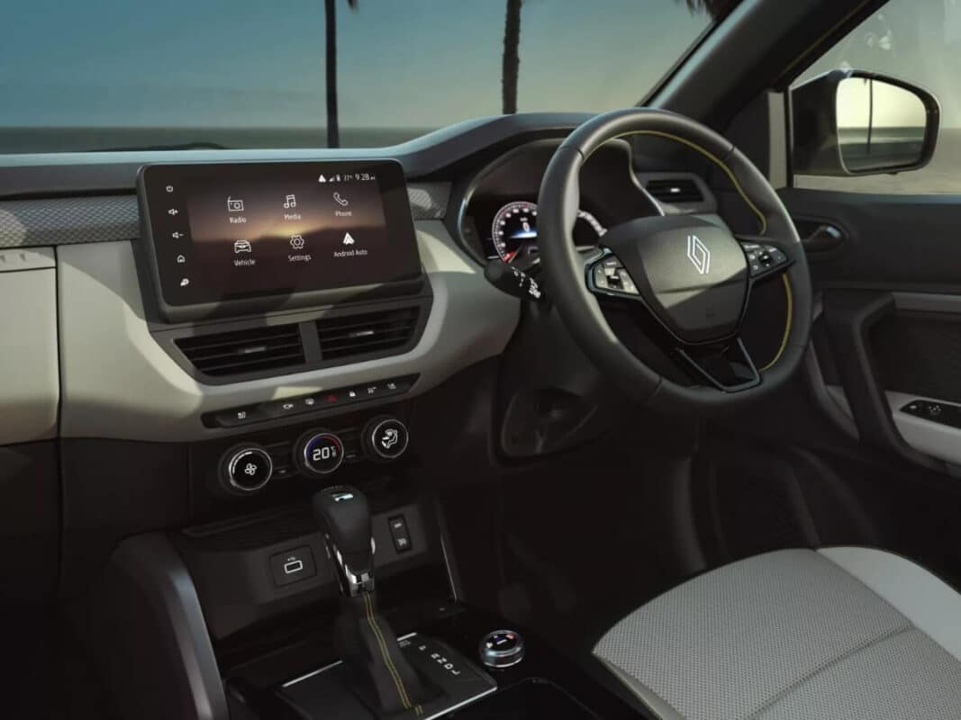2025 renault kiger facelift dashboard