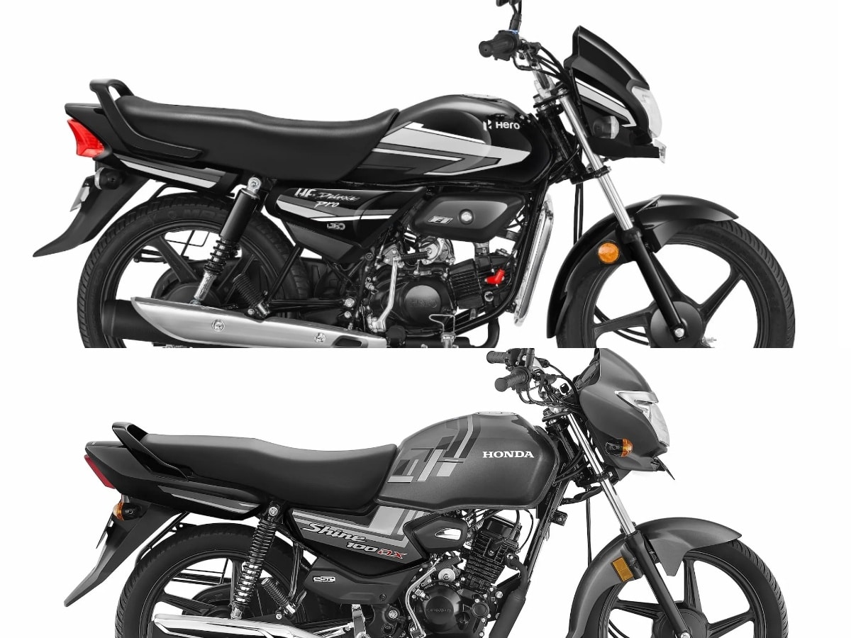 hero hf deluxe pro vs honda shine 100 and shine 100dx