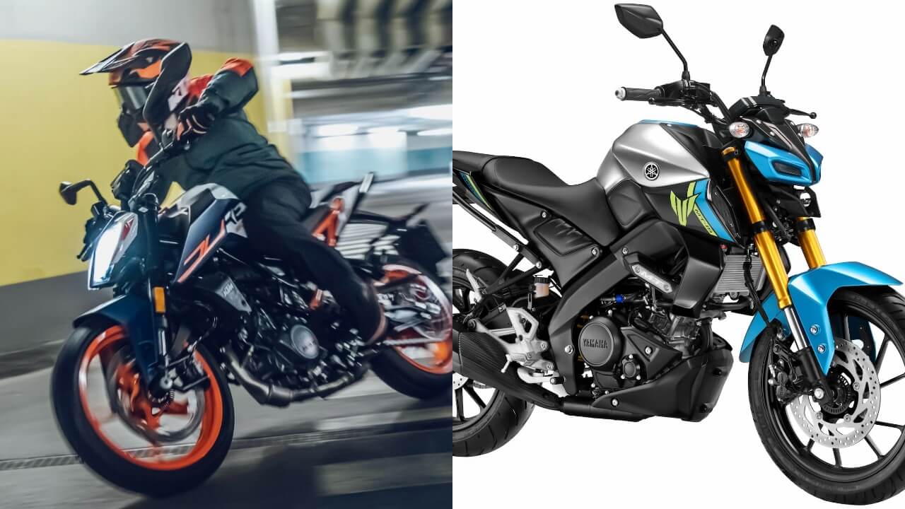 கேடிஎம் 160 டியூக் Vs யமஹா MT-15 V2