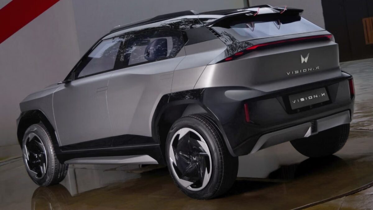mahindra vision X concept rear
