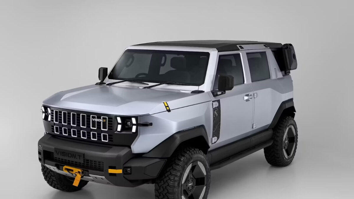 mahindra vision t suv concept side