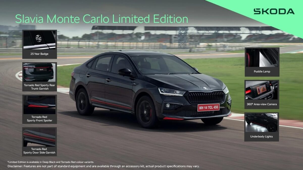 skoda Slavia Monte Carlo 25years Limited Edition