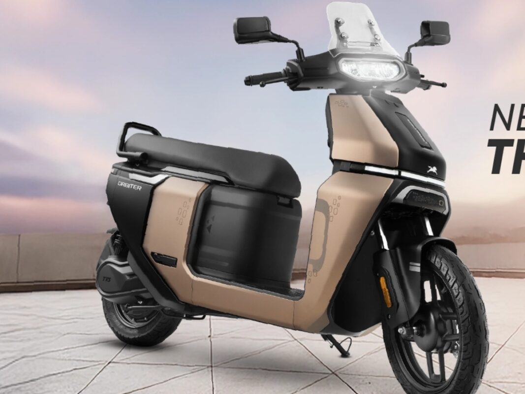 tvs orbiter e scooter FRONT