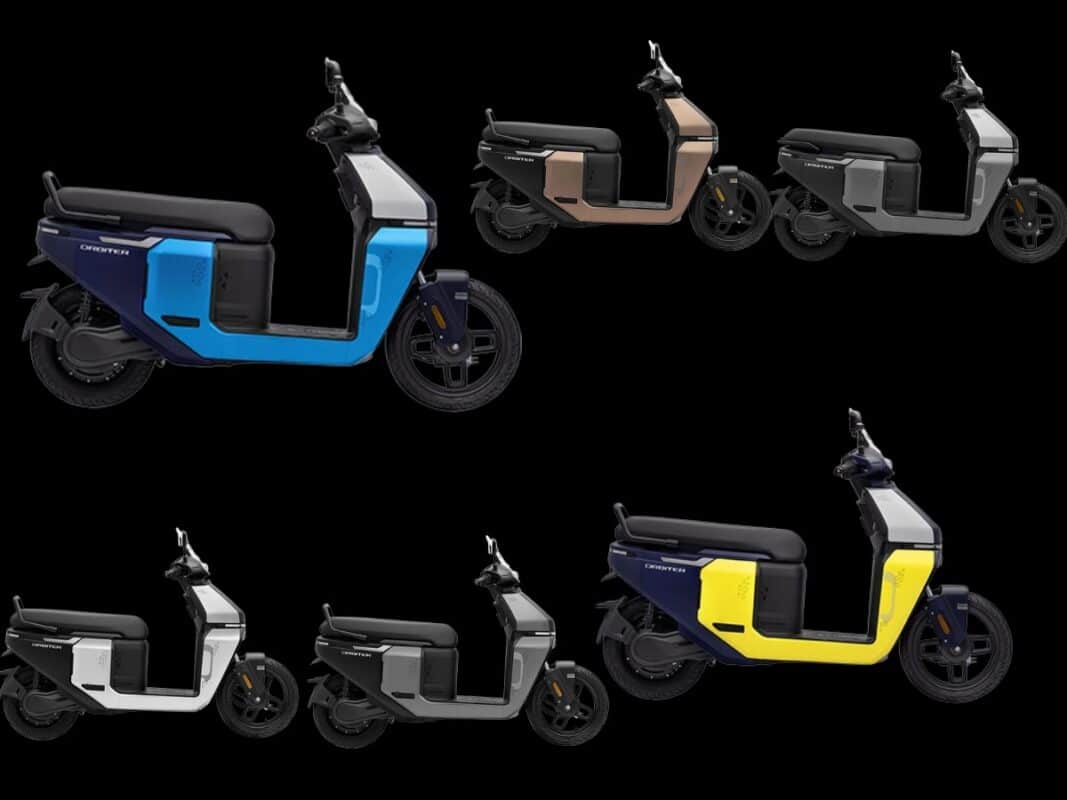 tvs orbiter e scooter colours