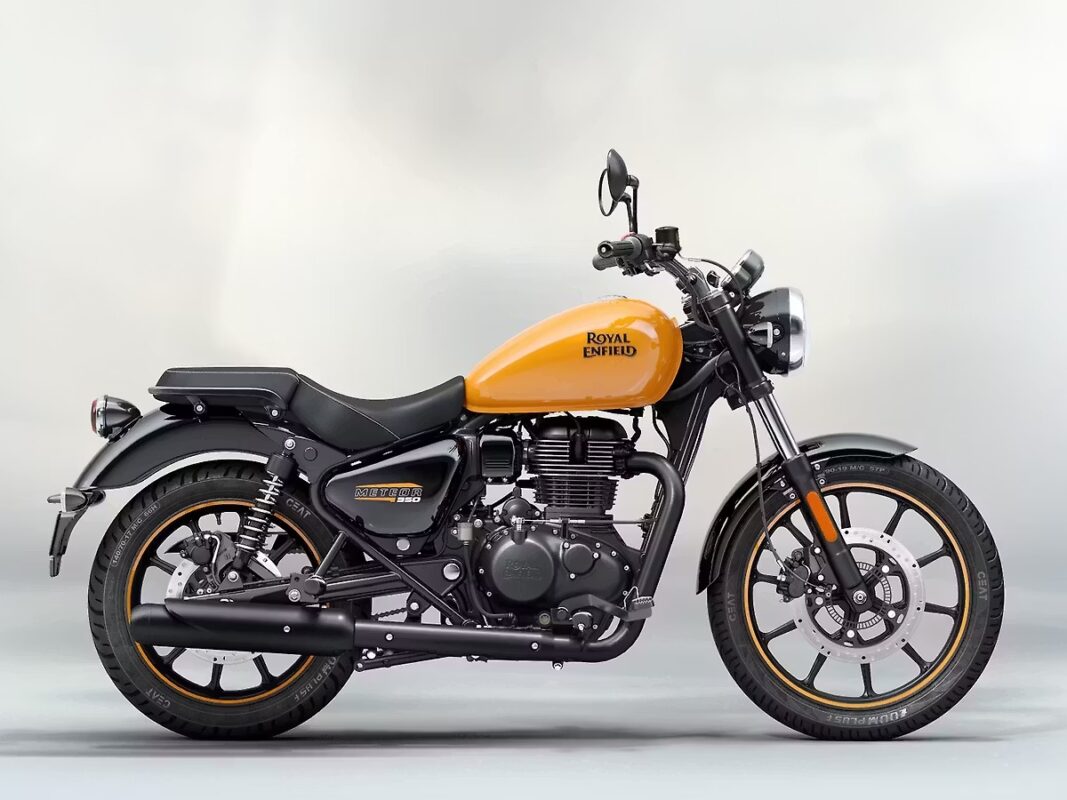 2025 new royal enfield meteor 350 fireball orange