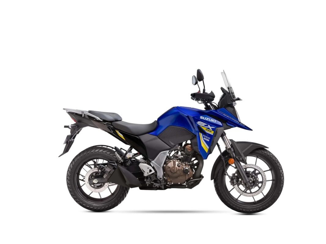 2026 Suzuki V STROM SX Pearl Fresh Blue Glass Sparkle Black