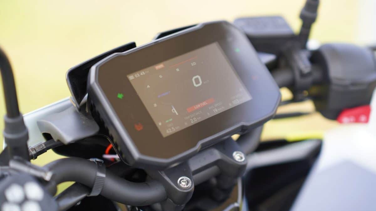 TVS Ntorq 150 scooter tft cluster