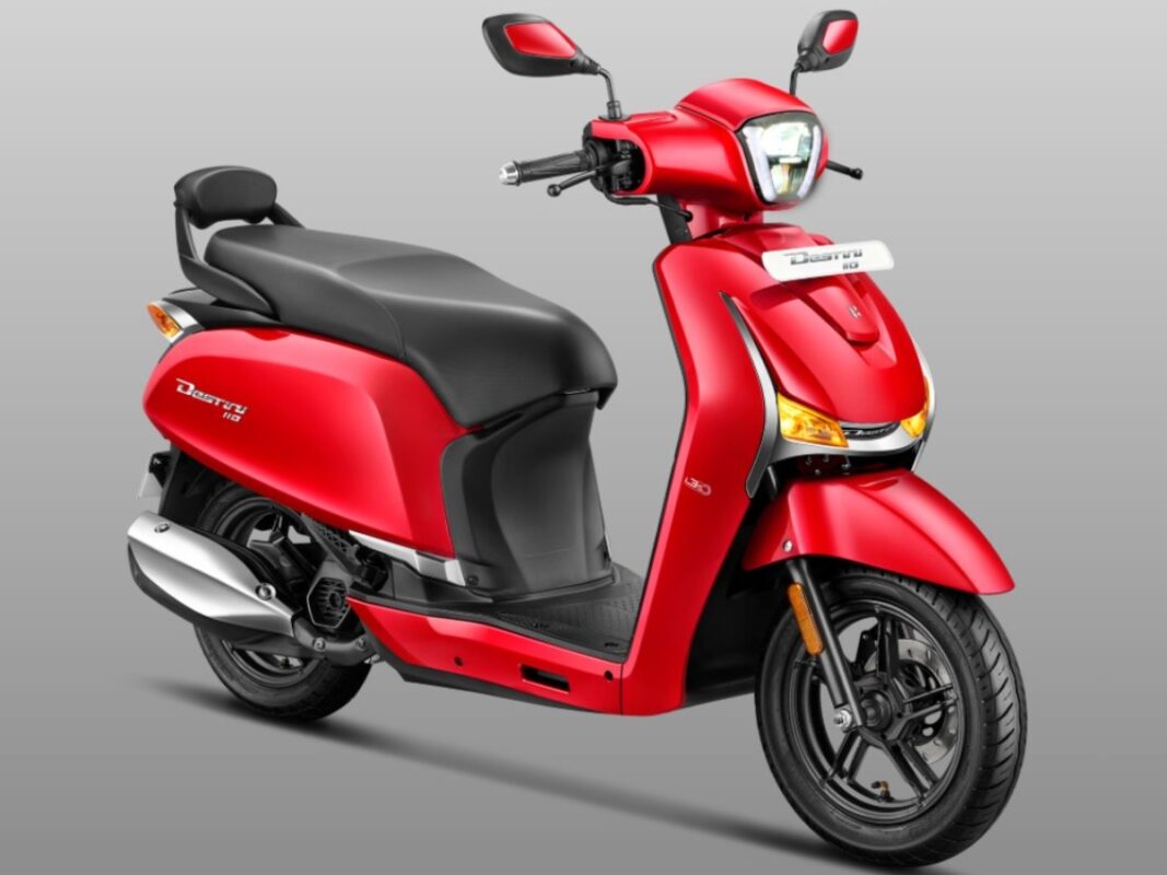 hero destini 110 scooter red colour