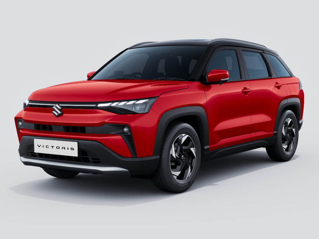 maruti suzuki victoris red dual tone
