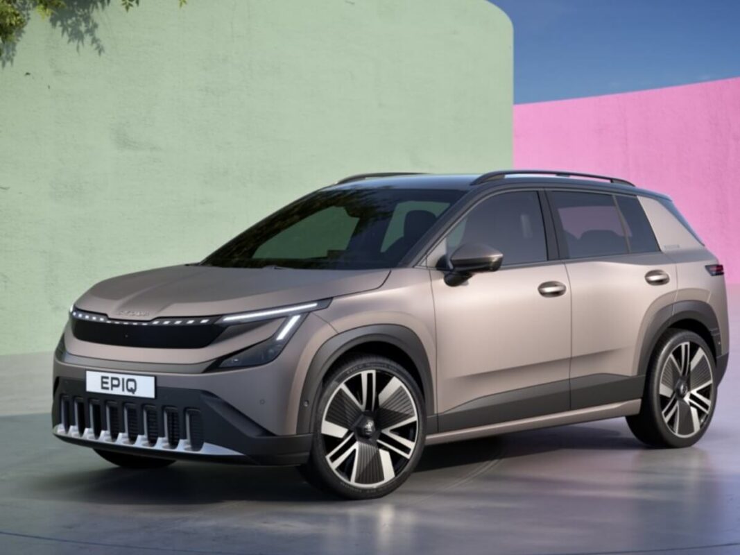 skoda epiq electric suv front