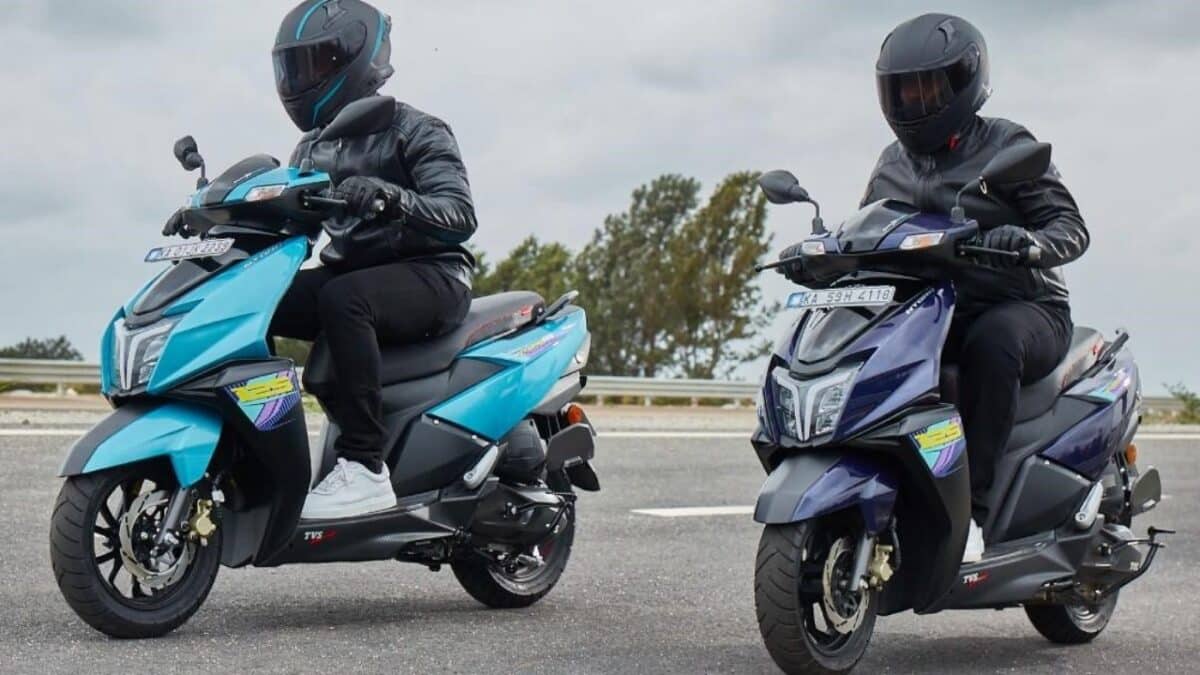 tvs ntorq 125 on road price