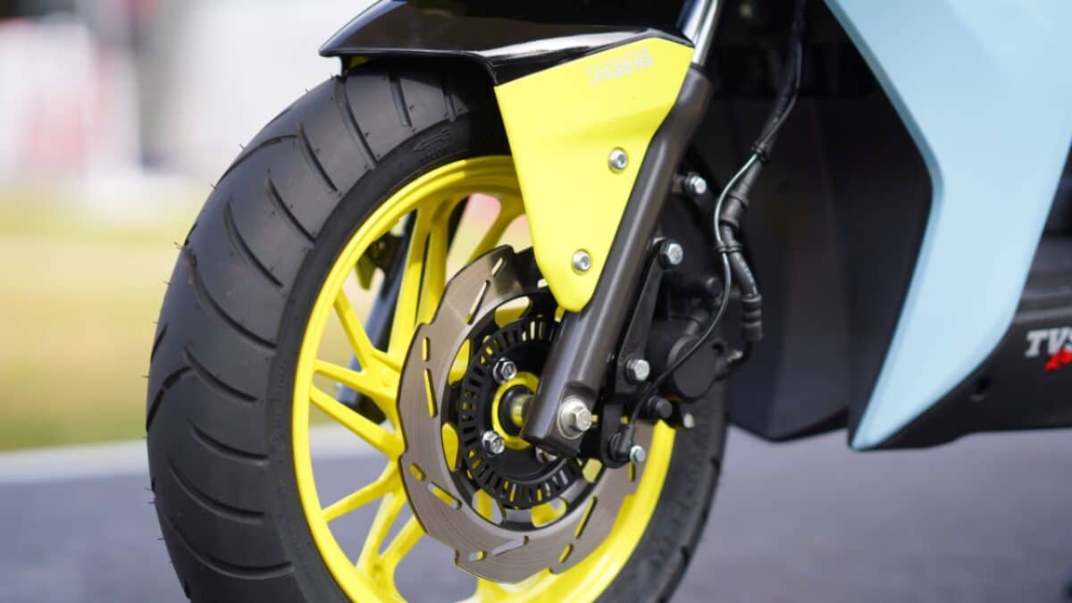 tvs ntorq 150 front wheel